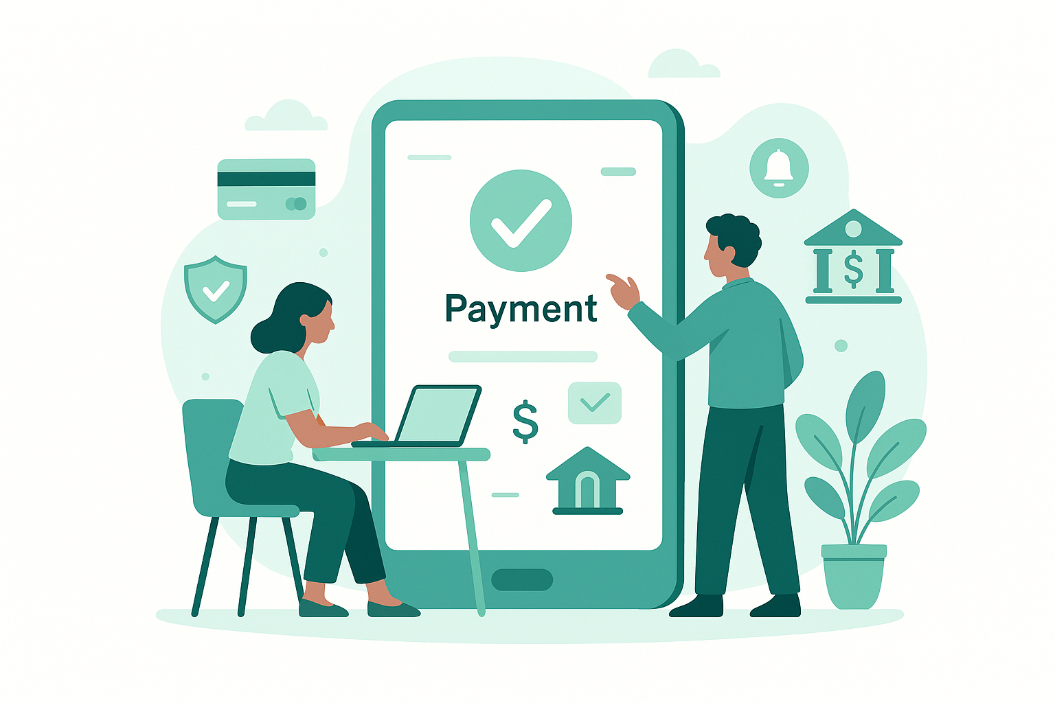 BookXon app secure payment flow - Mobile